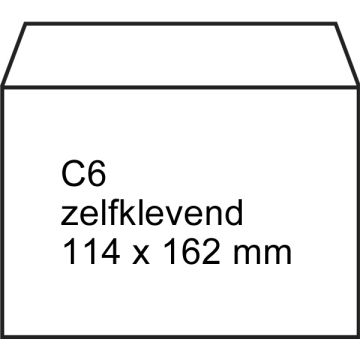 Envelop 114x162 P/S/ pk25