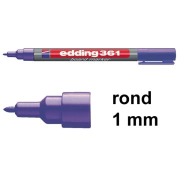 Whiteb marker 361 1mm violet/pk10