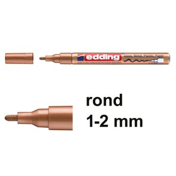 Lakmarker 751 koper 1-2mm/pk10