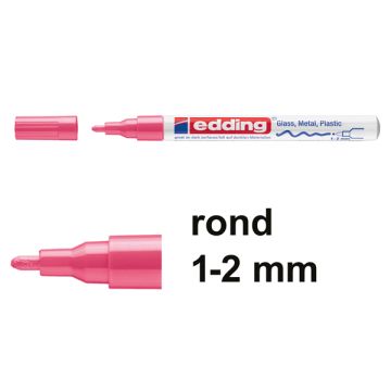 Lakmarker 751 1-2mm roze/pk10