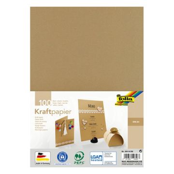 Kraftpapier A4 120 g/m² Bruin