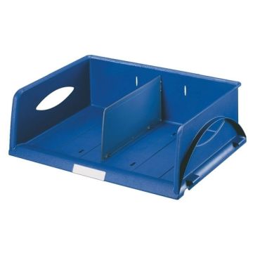 Brievenbak Leitz Sortu folio blauw