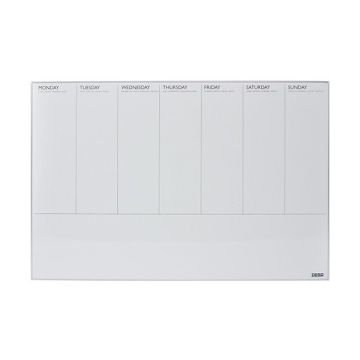 Weekplanner 60x90cm thin frame