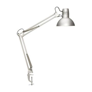 Bureaulamp Maul study met klem zilver