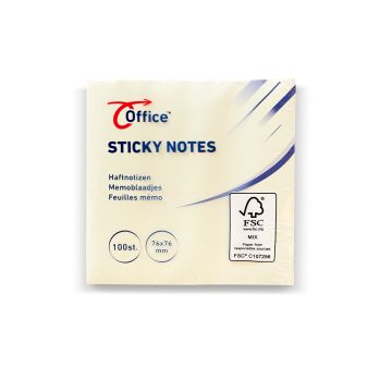 Sticky Notes 76 x 76 mm Geel