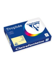 Trophée Gekleurd Papier A4 80 g/m² Kanariegeel