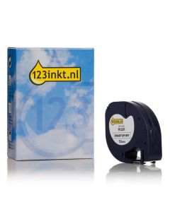 Dymo S0721610 / 91201 plastic tape wit 12 mm (123inkt huismerk)