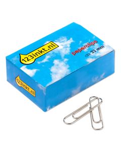 123inkt paperclips rond 33 mm (100 stuks)