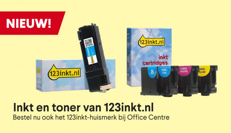 Inkt en toner van 123inkt.nl: bestel nu ook het 123inkt.nl-huismerk bij Office Centre