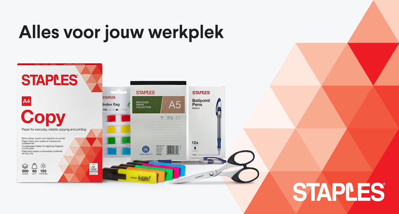 Alles voor jouw werkplek: Staples